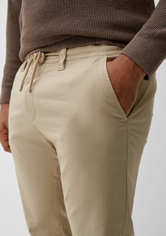 s.Oliver Tapered Hose in Beige