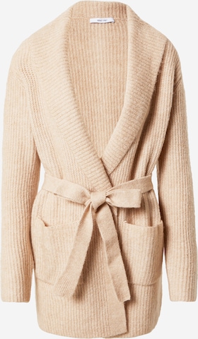 ABOUT YOU Knit cardigan 'Fabrice' in Beige: front