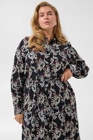 KAFFE CURVE Jurk in Zwart