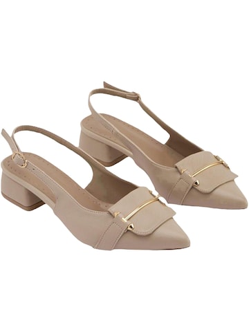 Escarpins à bride arrière 'Enja' Limoya en beige