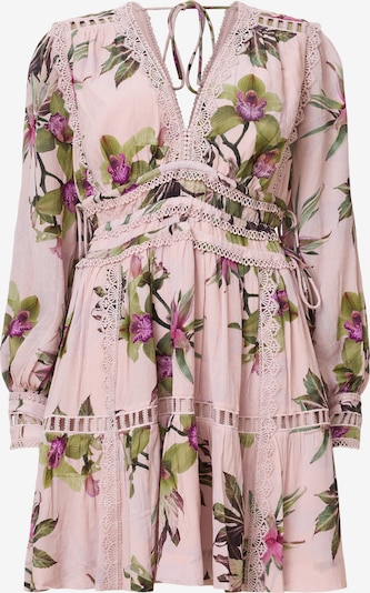 Rochie 'XANTHE' AllSaints pe verde / oliv / lila / roz pal, Vizualizare produs