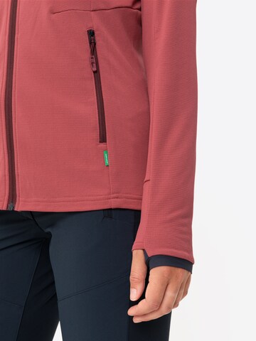 VAUDE Functionele fleece jas 'Elope' in Rood