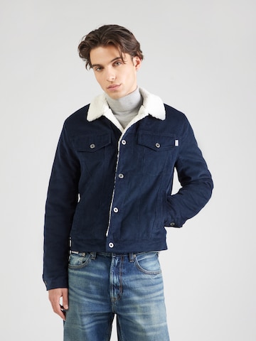 Pepe Jeans Přechodná bunda 'Joshua' – modrá: přední strana