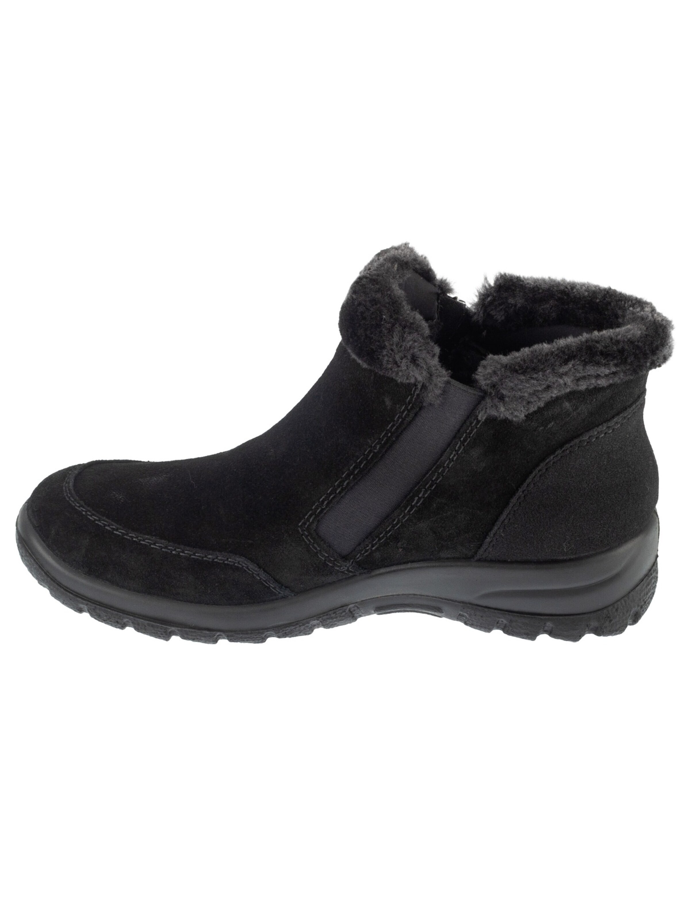 Boots Rieker en noir : devant