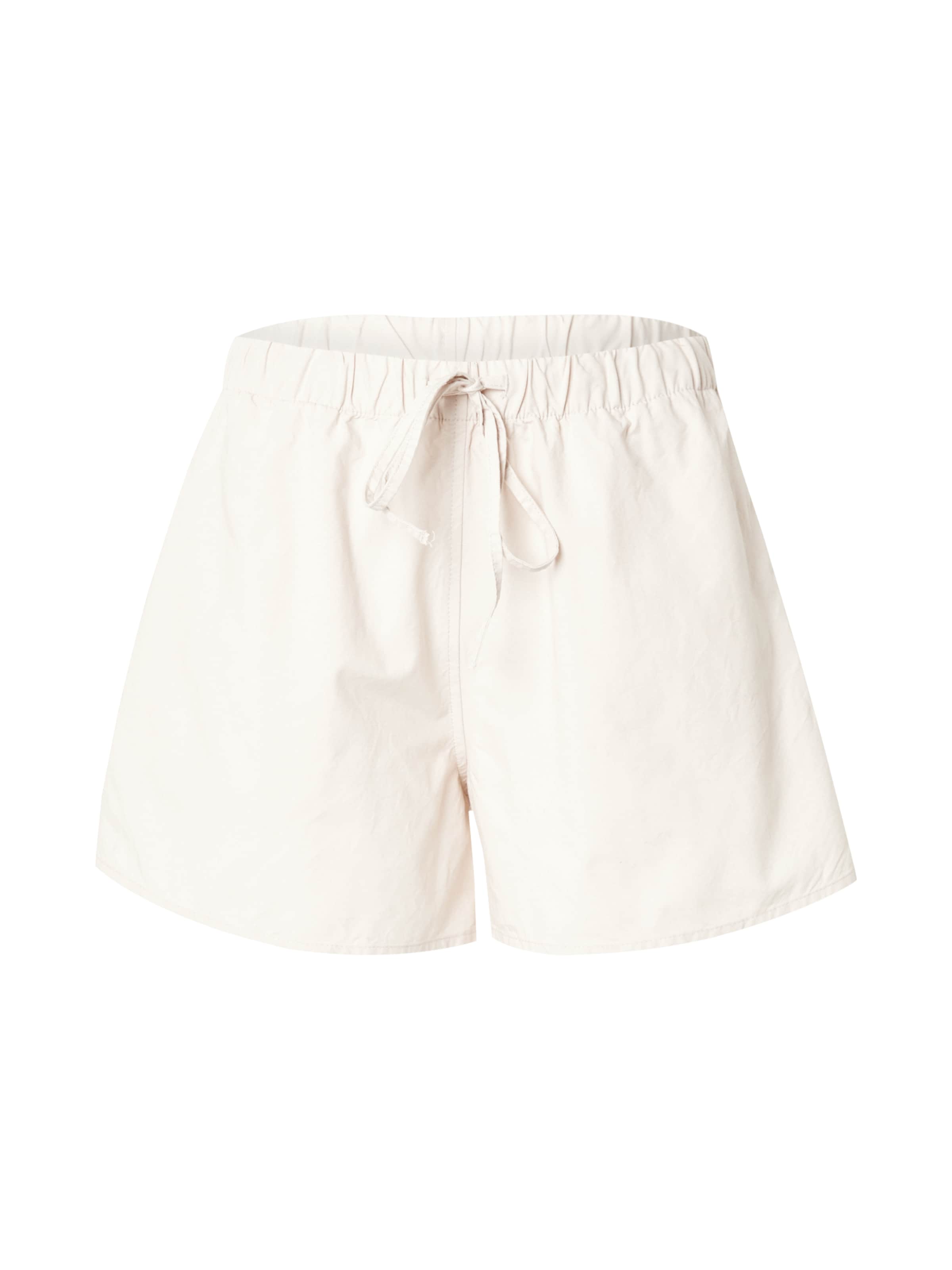 WEEKDAY Regular Pants 'Tori' in White: front