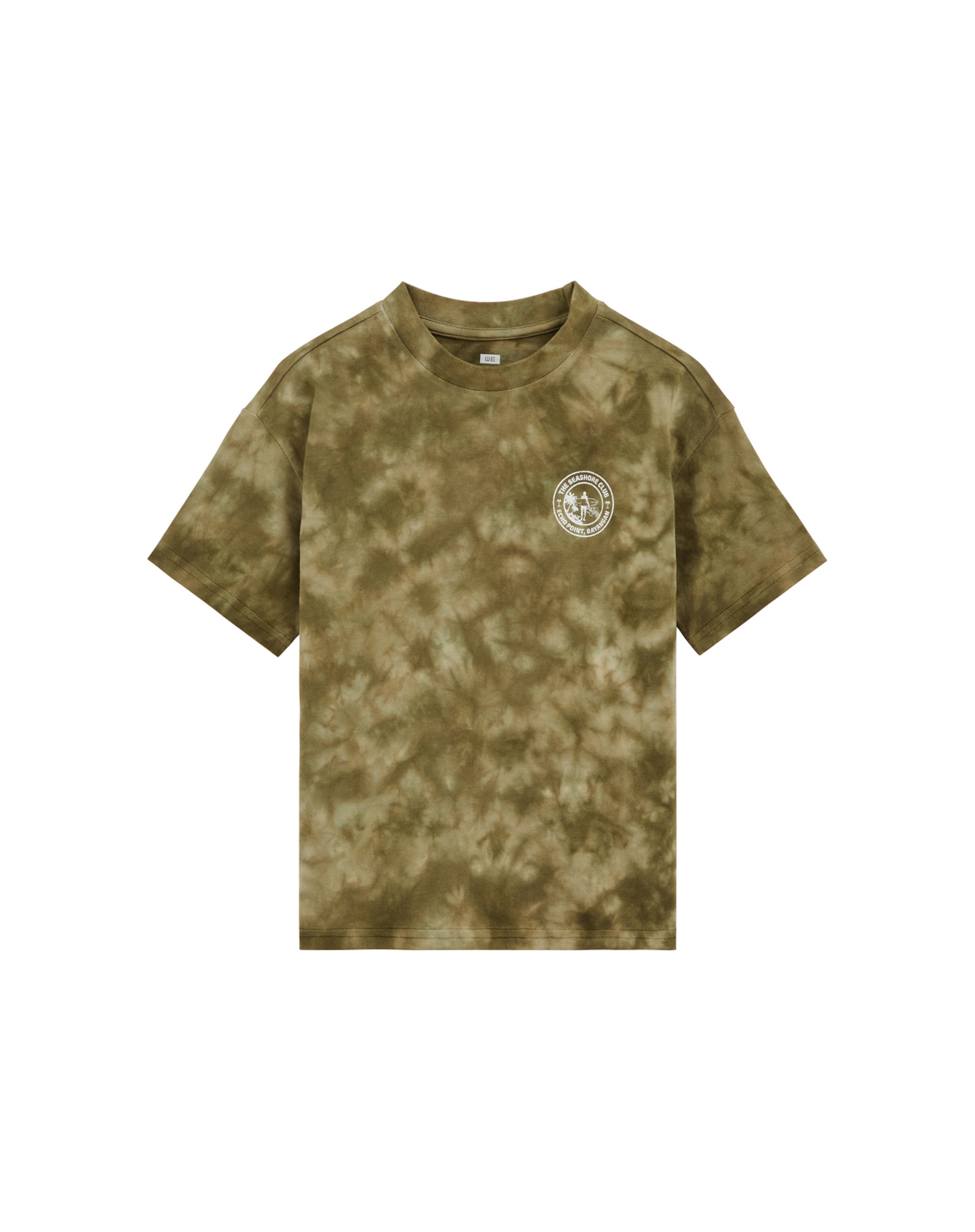Tricou de la WE Fashion pe verde: față