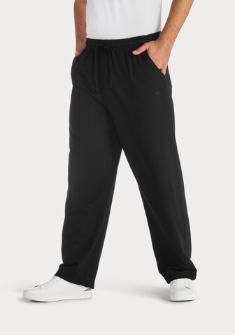 Regular Pantalon de pyjama KangaROOS en noir : devant