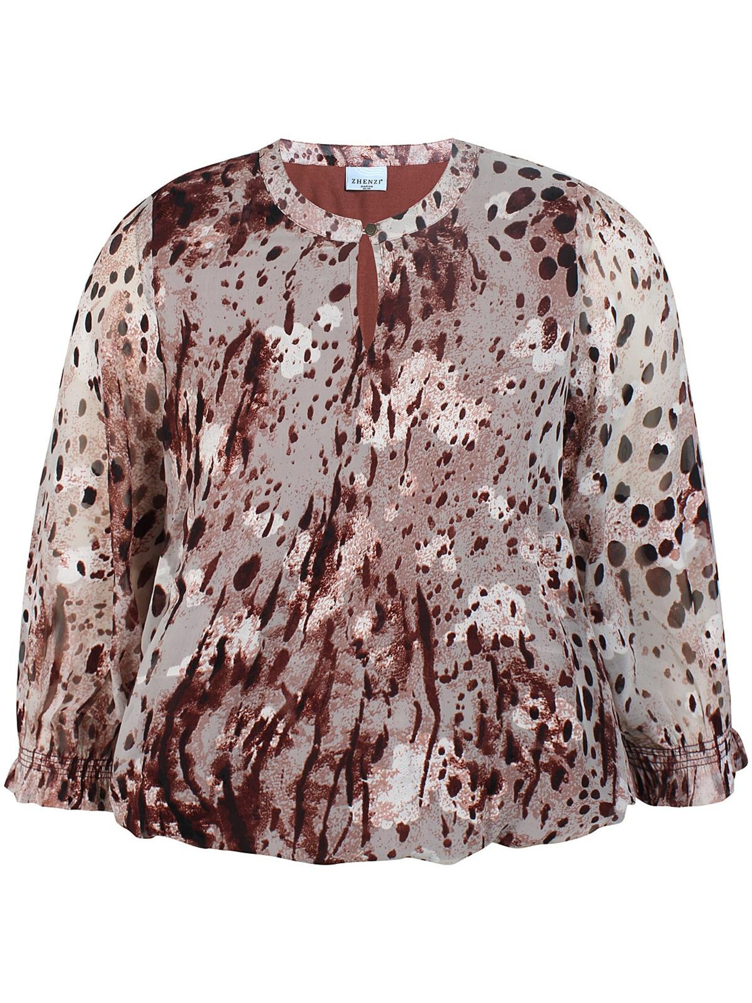 Zhenzi Blouse 'Libby 1522' in Red: front