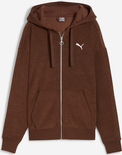 PUMA Collegetakki värissä ruskea / valkoinen, Tuotenäkymä