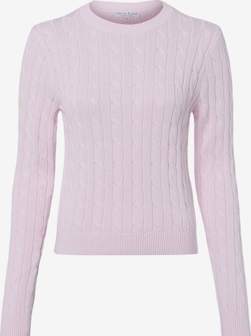 Pull-over Marie Lund en rose : devant