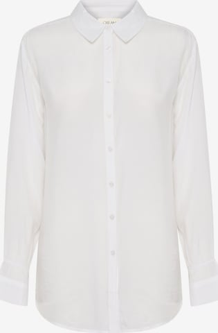Chemisier 'CRSmokia' Cream en blanc : devant