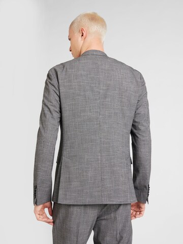 STRELLSON Slimfit Anzug 'CALEB MADDEN' in Grau