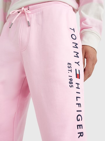 TOMMY HILFIGER Tapered Hose 'Terry' in Pink