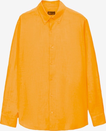 D’S Damat Regular fit Button Up Shirt in Orange: front