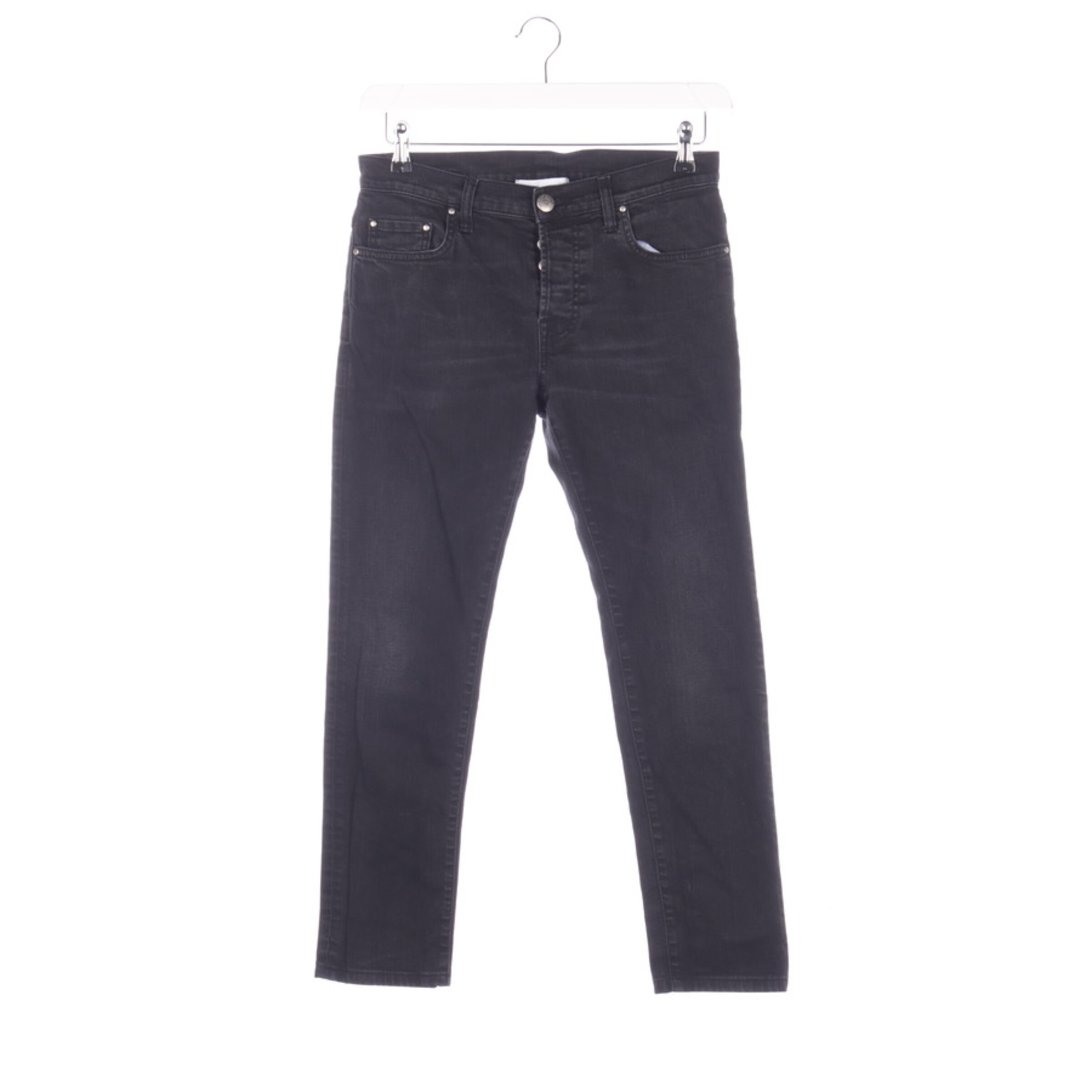 Aglini Jeans in 30 in Black: front