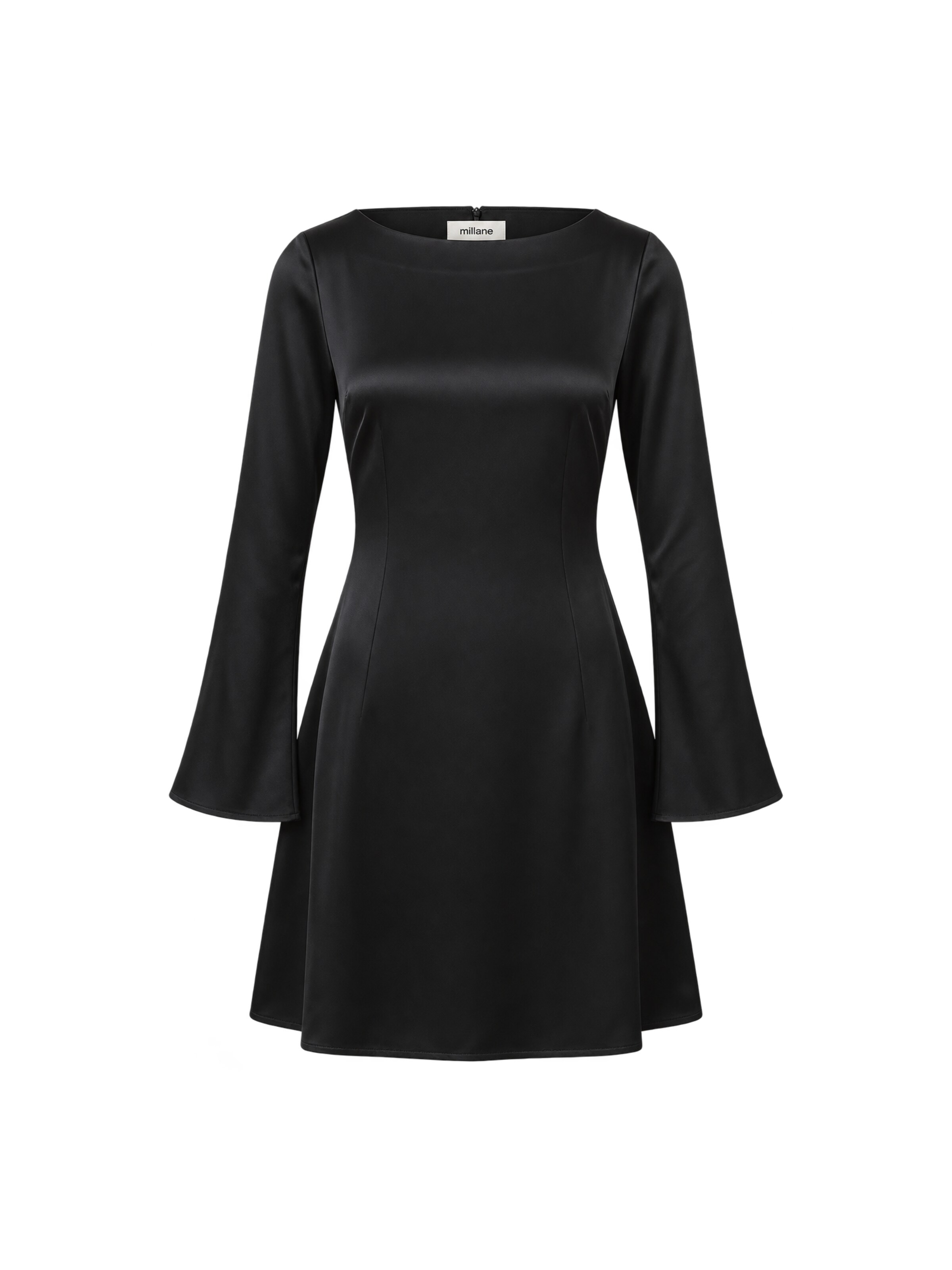 Rochie pe 34 millane pe negru, Vizualizare produs