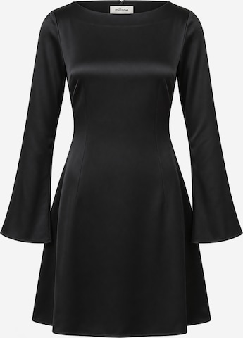millane - Vestido en negro: frente