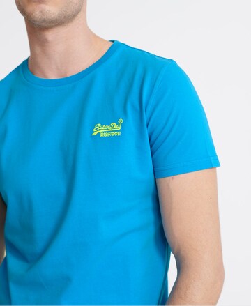 Superdry - Ajuste regular Camiseta en azul