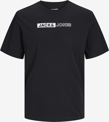 Maglietta 'JJECORP' di Jack & Jones Plus in nero: frontale