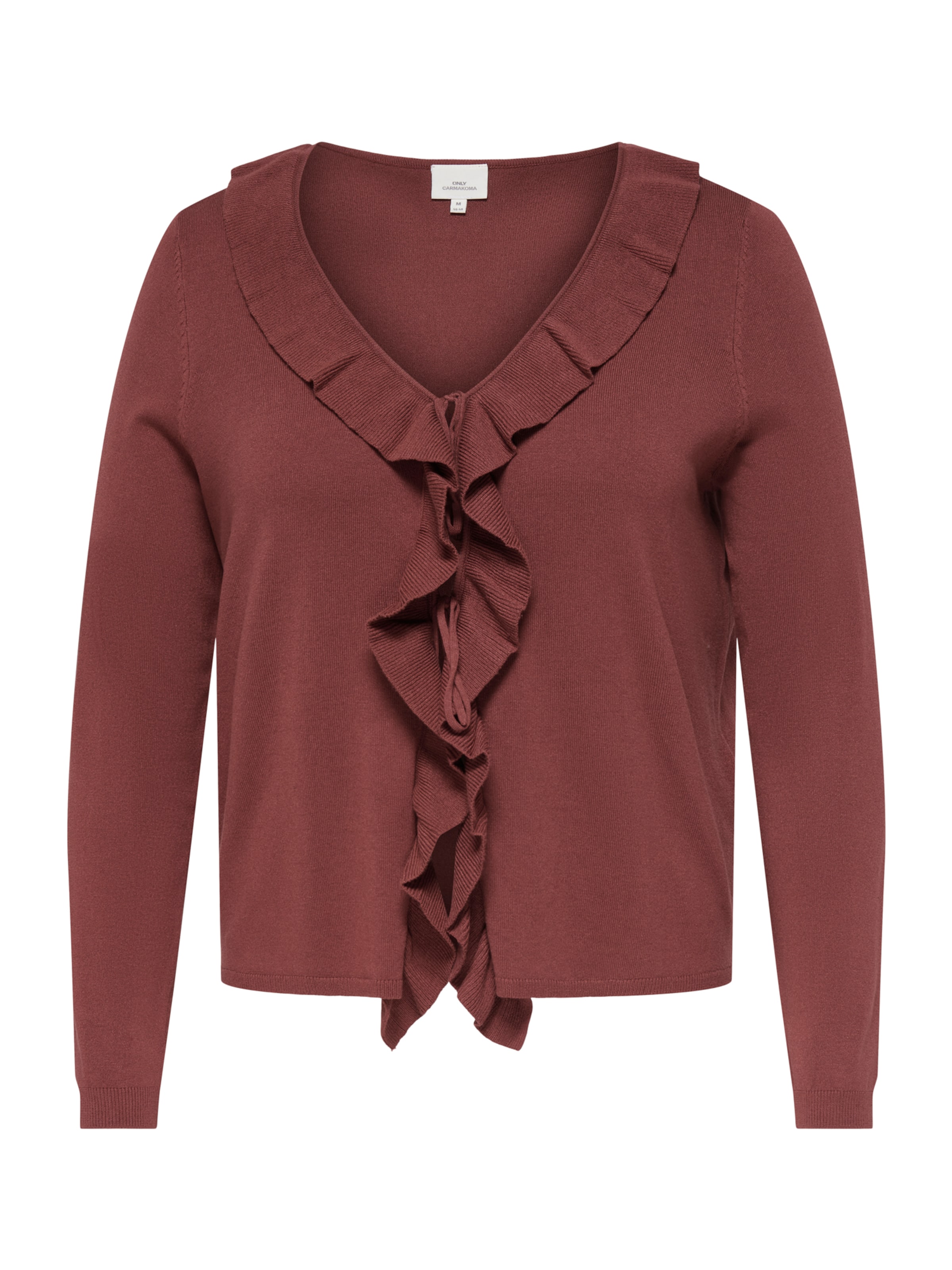 ONLY Carmakoma Pletena jopa 'CARLuis' | rdeča barva: sprednja stran