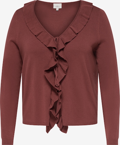 ONLY Carmakoma Neuletakki 'CARLuis' värissä karmiininpunaine, Tuotenäkymä