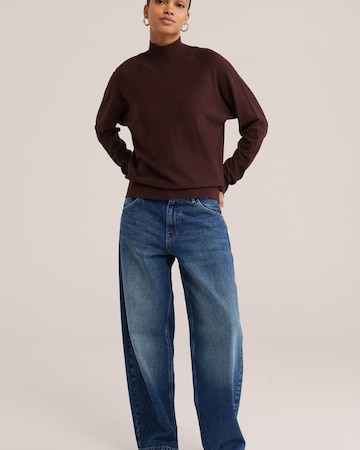 WE Fashion - Jersey en marrón