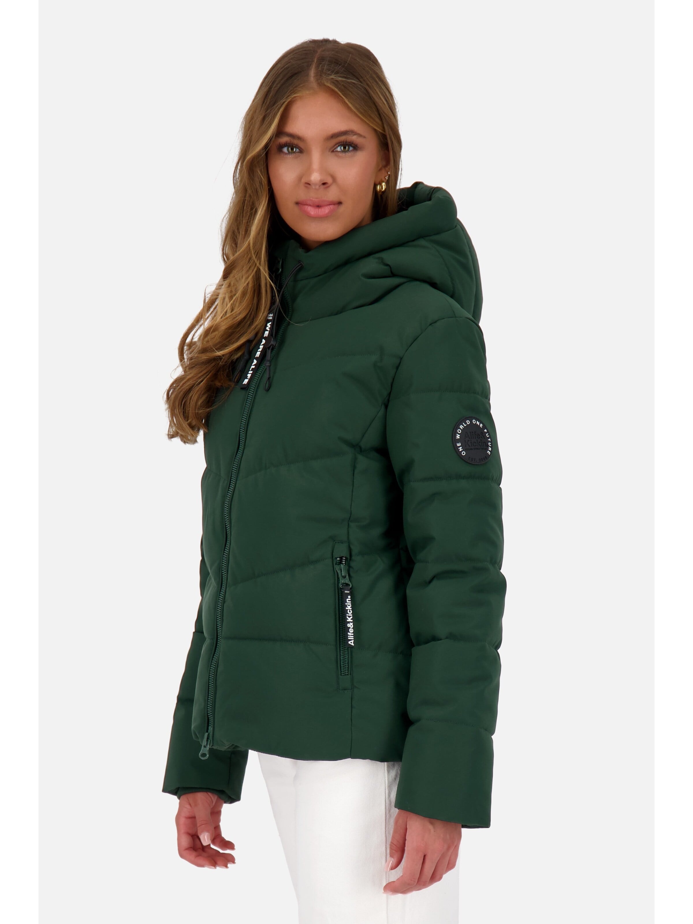 alife & kickin Winter Jacket 'Michaela' in Green