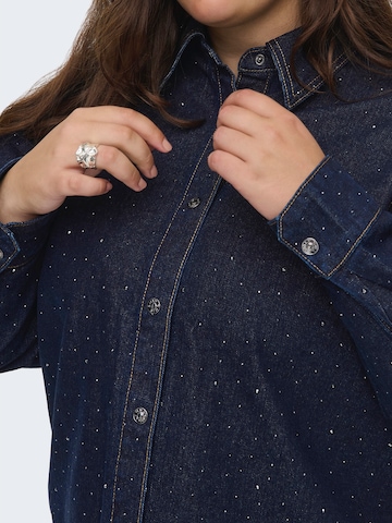 ONLY Carmakoma Blúzka 'CARMAGGIE' - Modrá