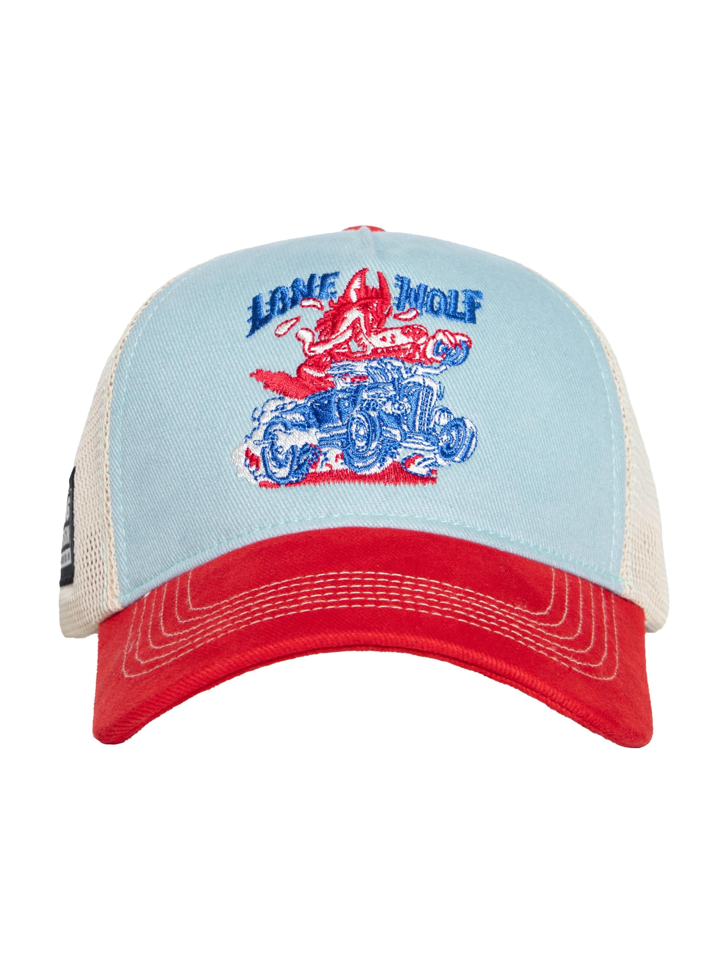 King Kerosin Cap 'Lone Wolf'‌‌‌‌‌ in Blau