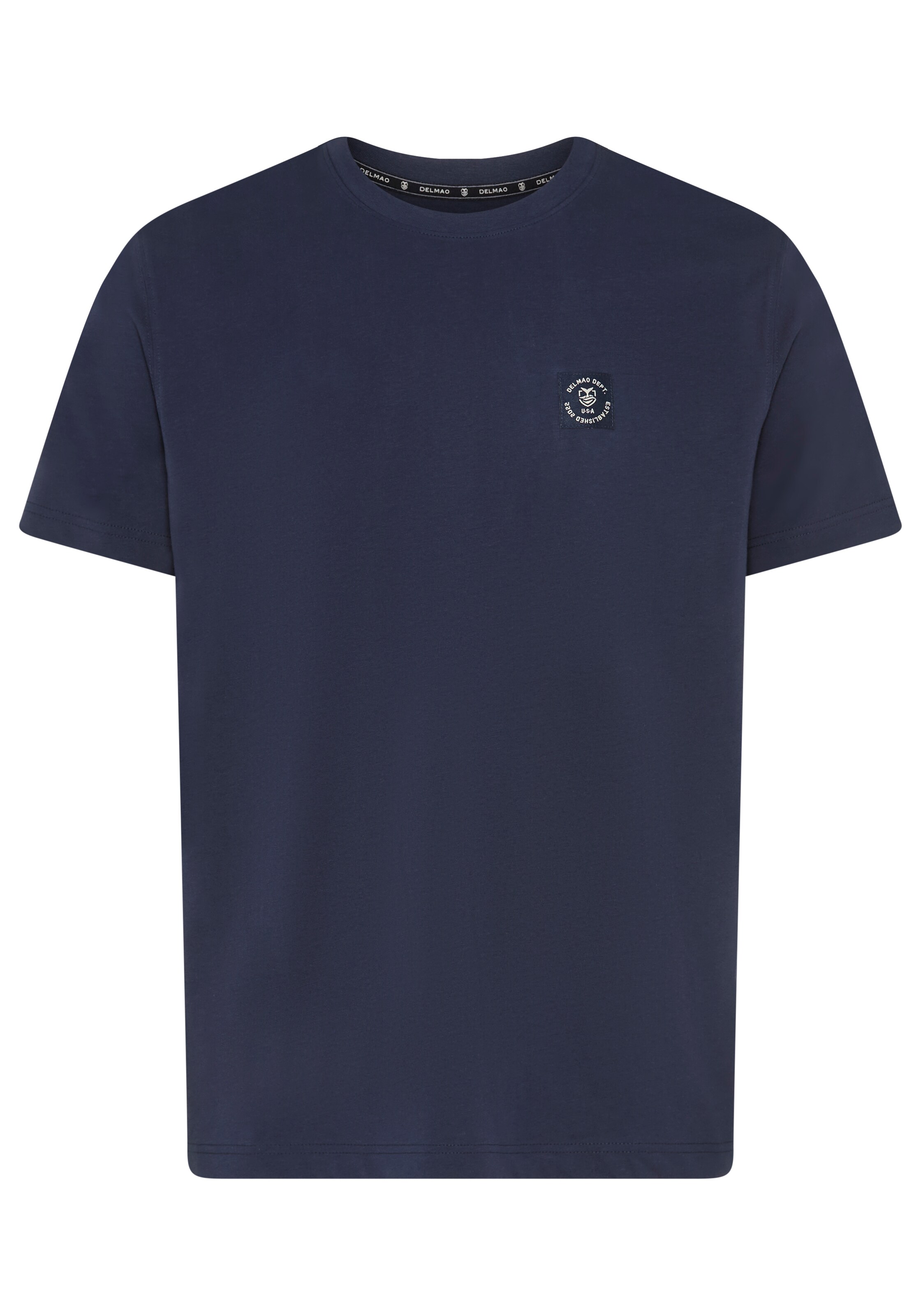 DELMAO Shirt in Blau: Vorderseite