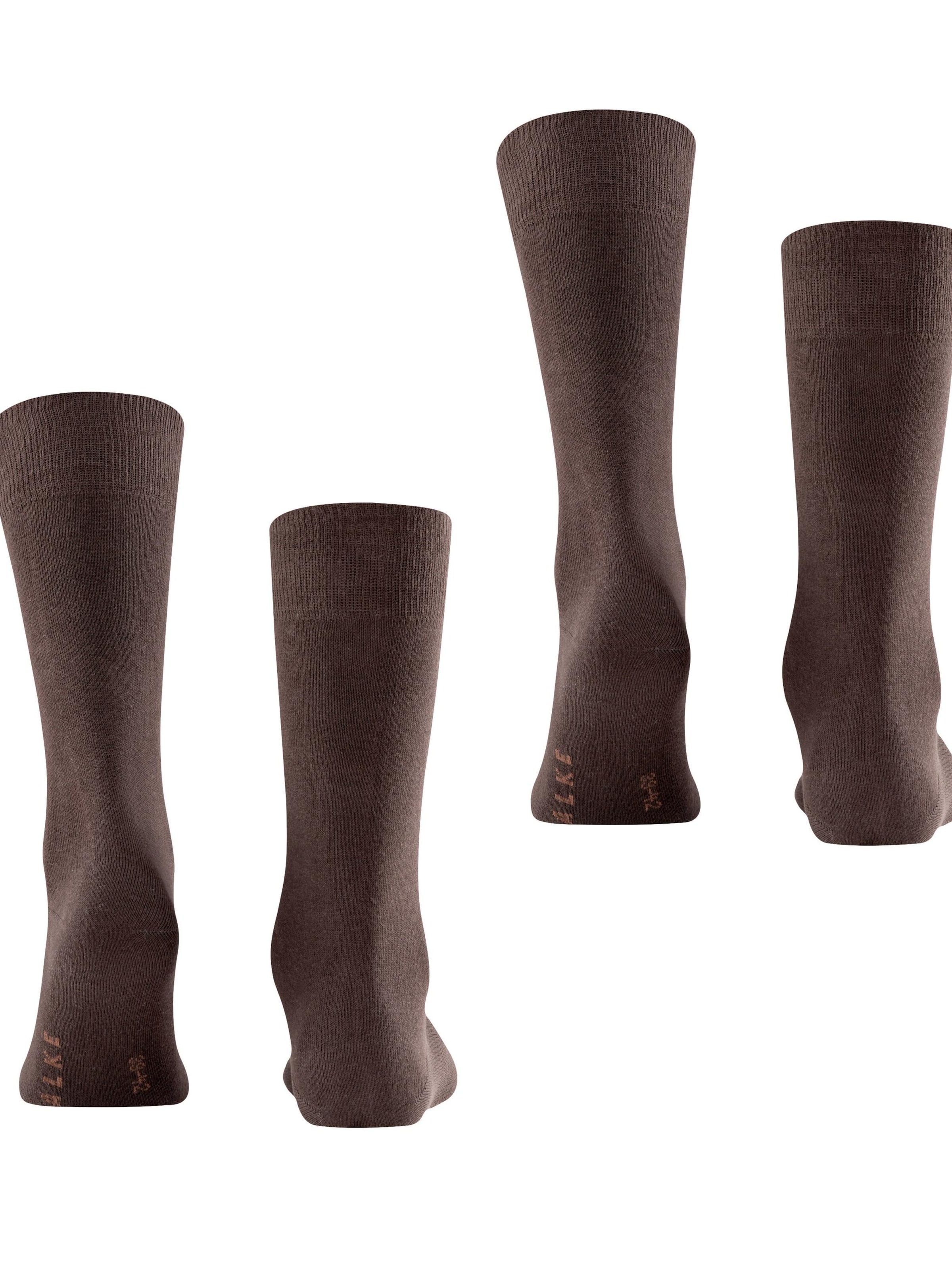 FALKE Socks 'Swing 2-Pack' in Brown