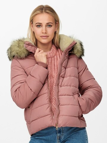 ONLY Зимняя куртка 'Camilla' в Ярко-розовый