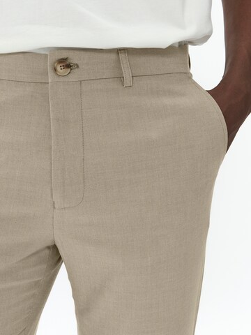 Matinique Slimfit Chino kalhoty 'MAliam' – šedá