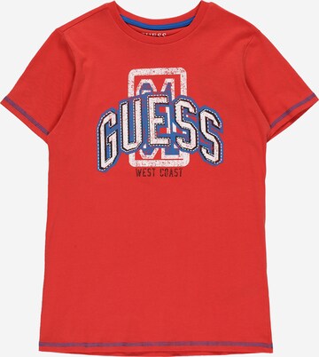 GUESS T-Shirt in Rot: predná strana