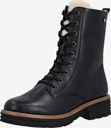 Bottes à lacets REMONTE en noir : devant