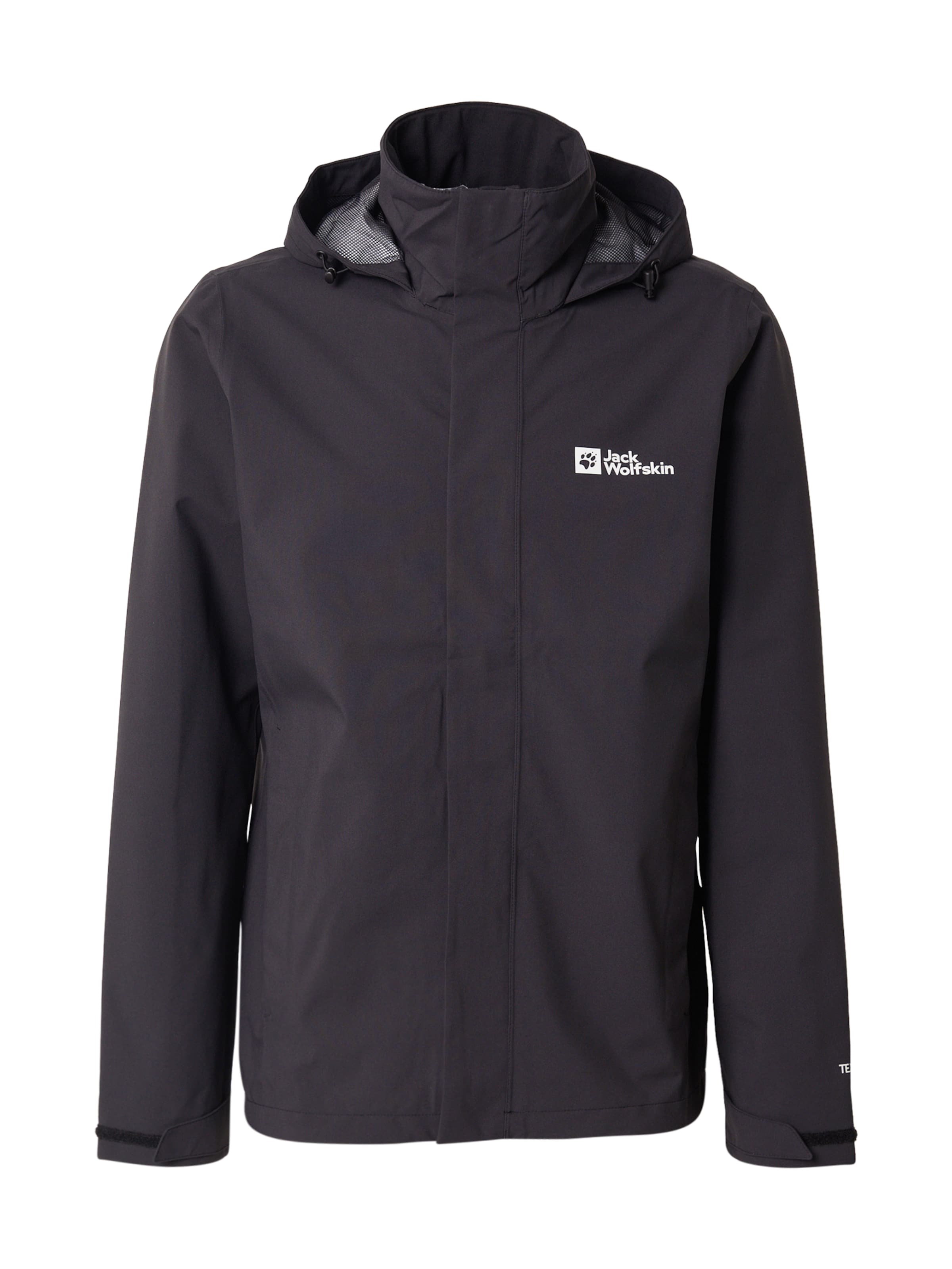 Veste outdoor 'Trailtime 2l' JACK WOLFSKIN en noir : devant