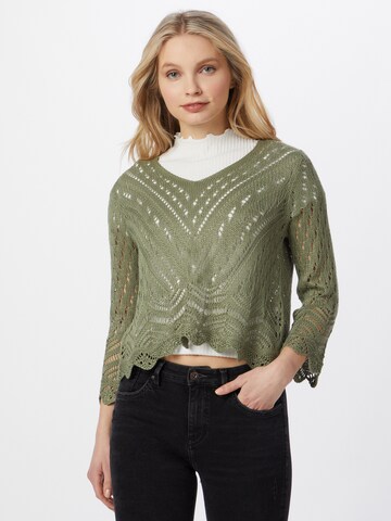 Pull-over JDY en vert : devant