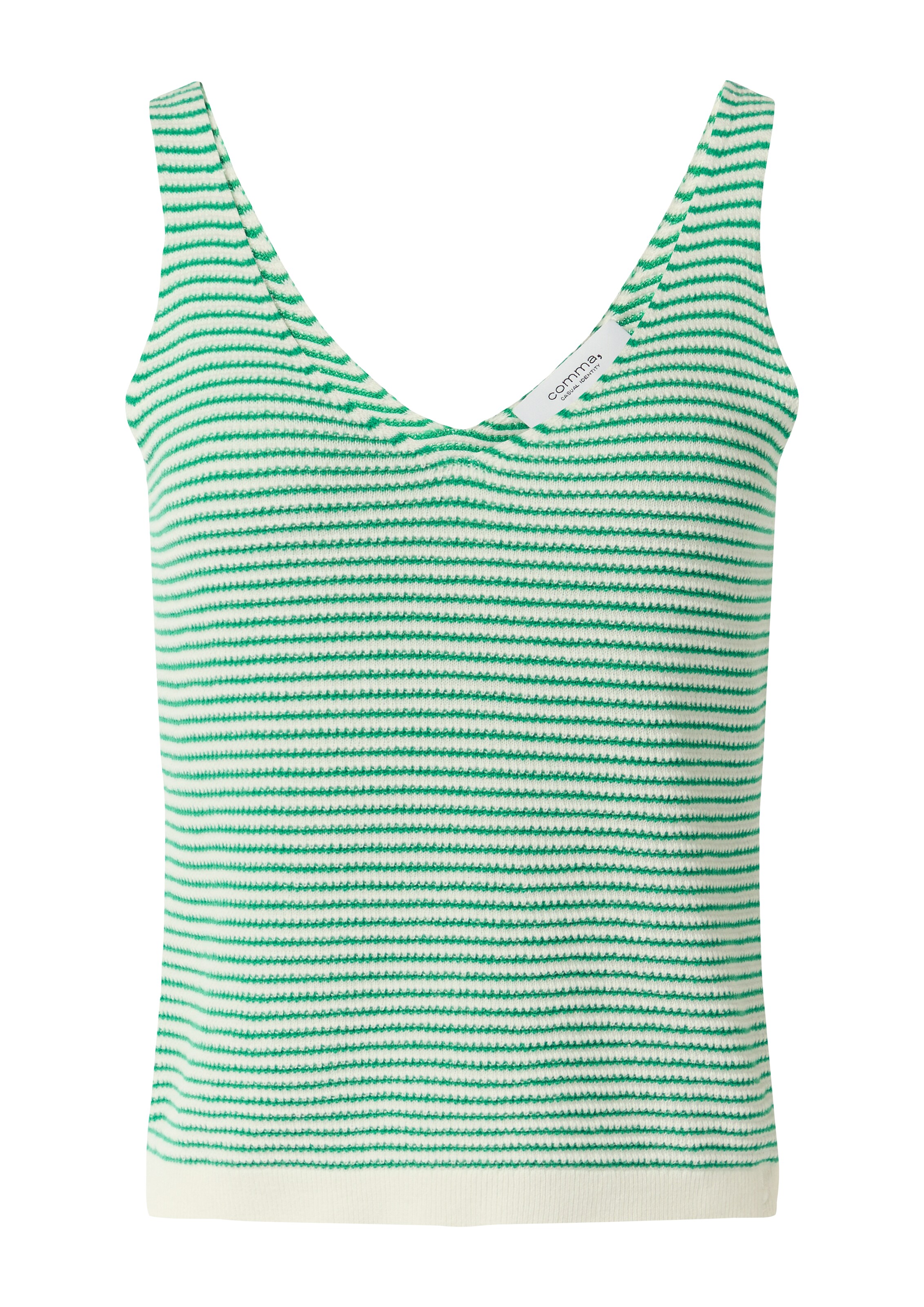 comma casual identity Τοπ σε πράσινο: μπροστά