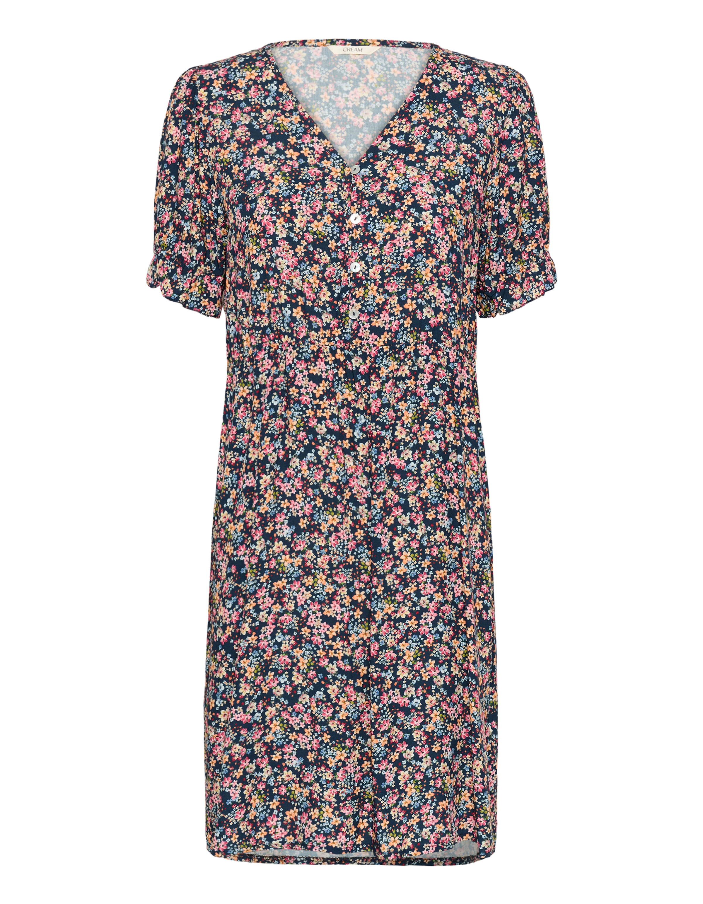 Cream Dress 'Linaa' in Mixed colours: front