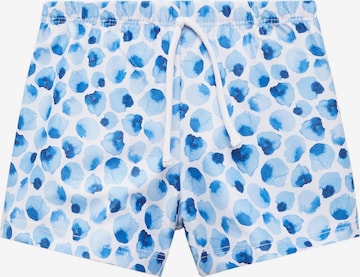 MANGO KIDS Board Shorts in Blue: front