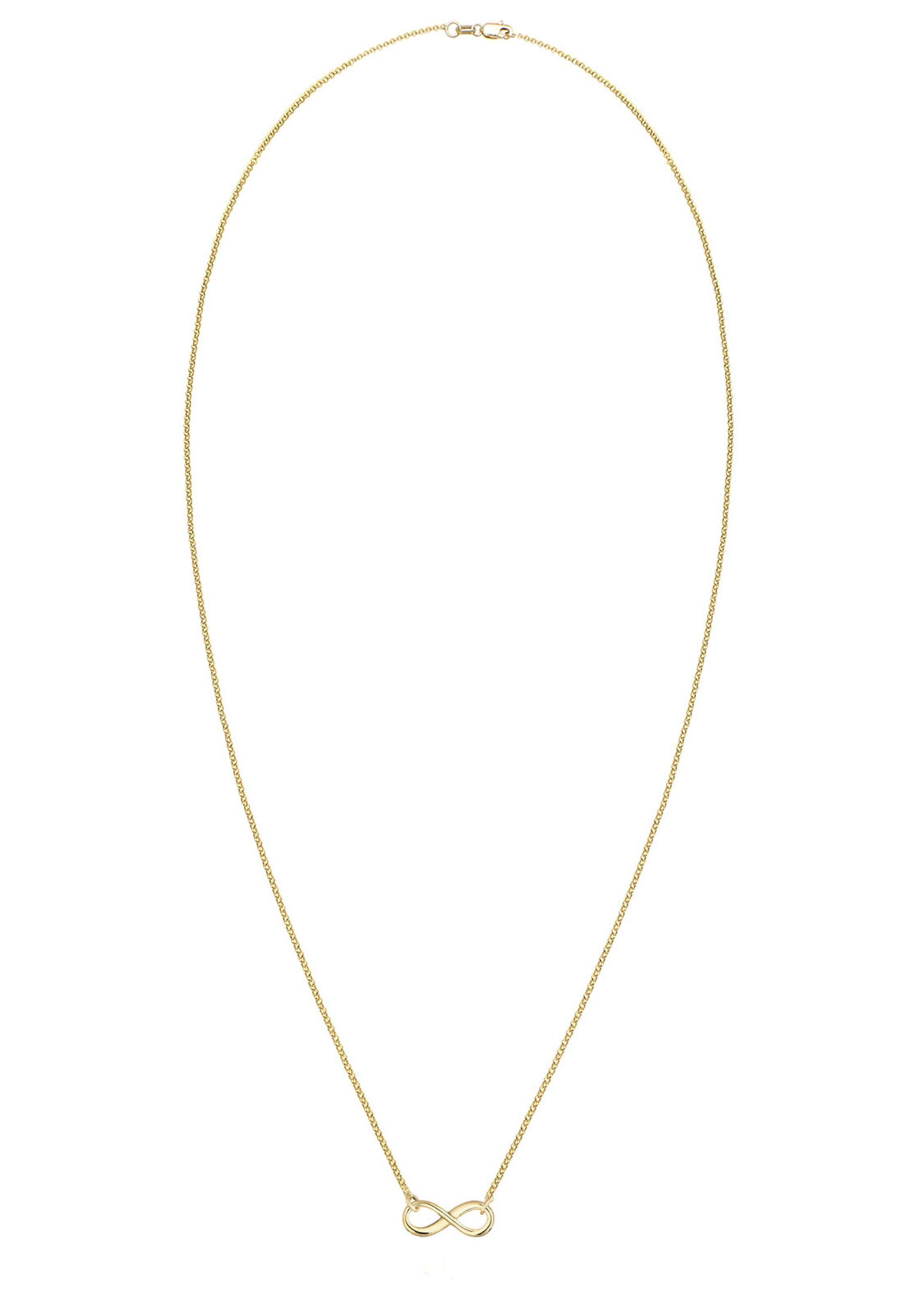 ELLI PREMIUM Kette 'Infinity' in Gold: Vorderseite