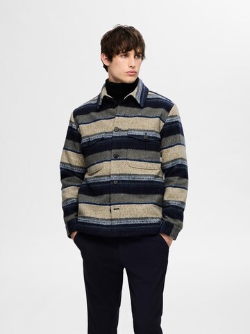 Veste mi-saison 'SLHArchive' SELECTED HOMME en bleu : devant