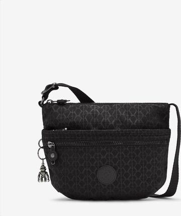 KIPLING - Mala de ombro 'Arto' em preto: frente