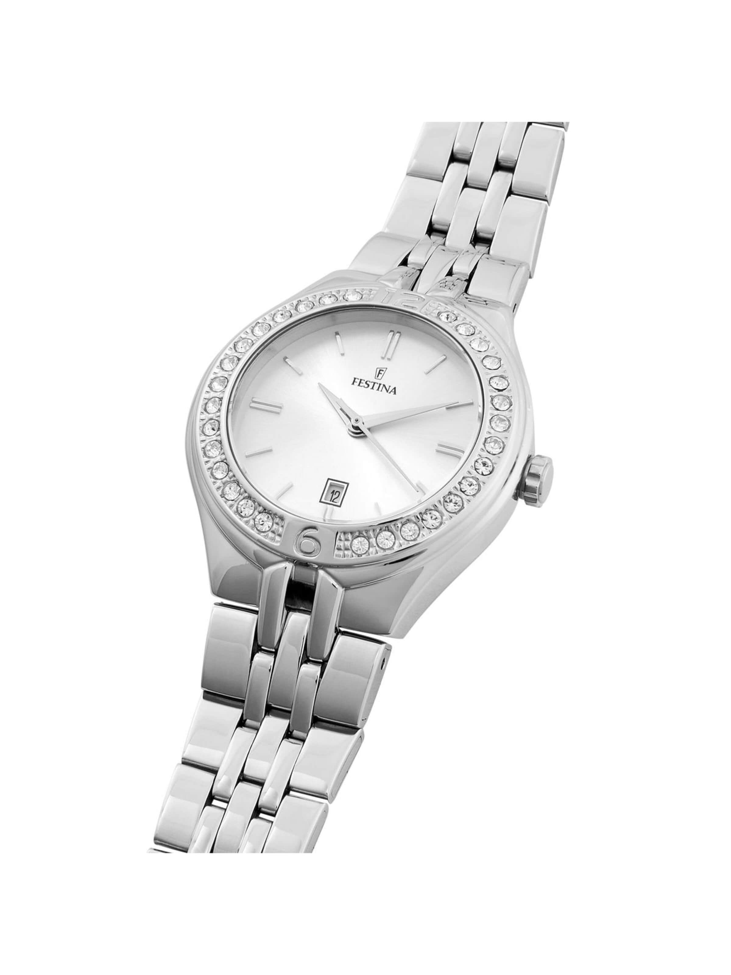 Montre à affichage analogique 'Festina - Date watch MADEMOISELLE - Quartz watch movement - Watch case width: 32.5 mm' FESTINA en argent