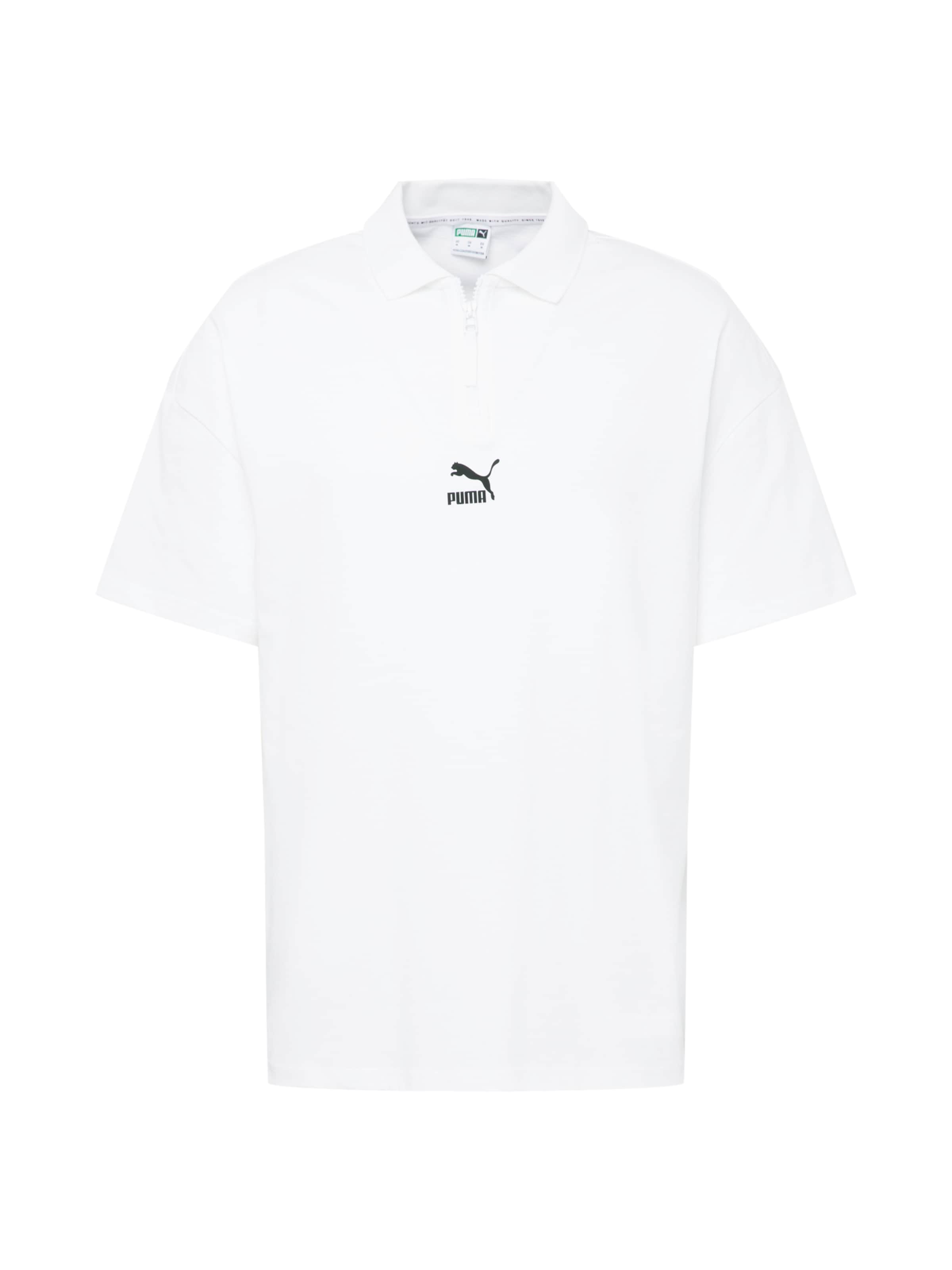 PUMA Majica | bela barva: sprednja stran