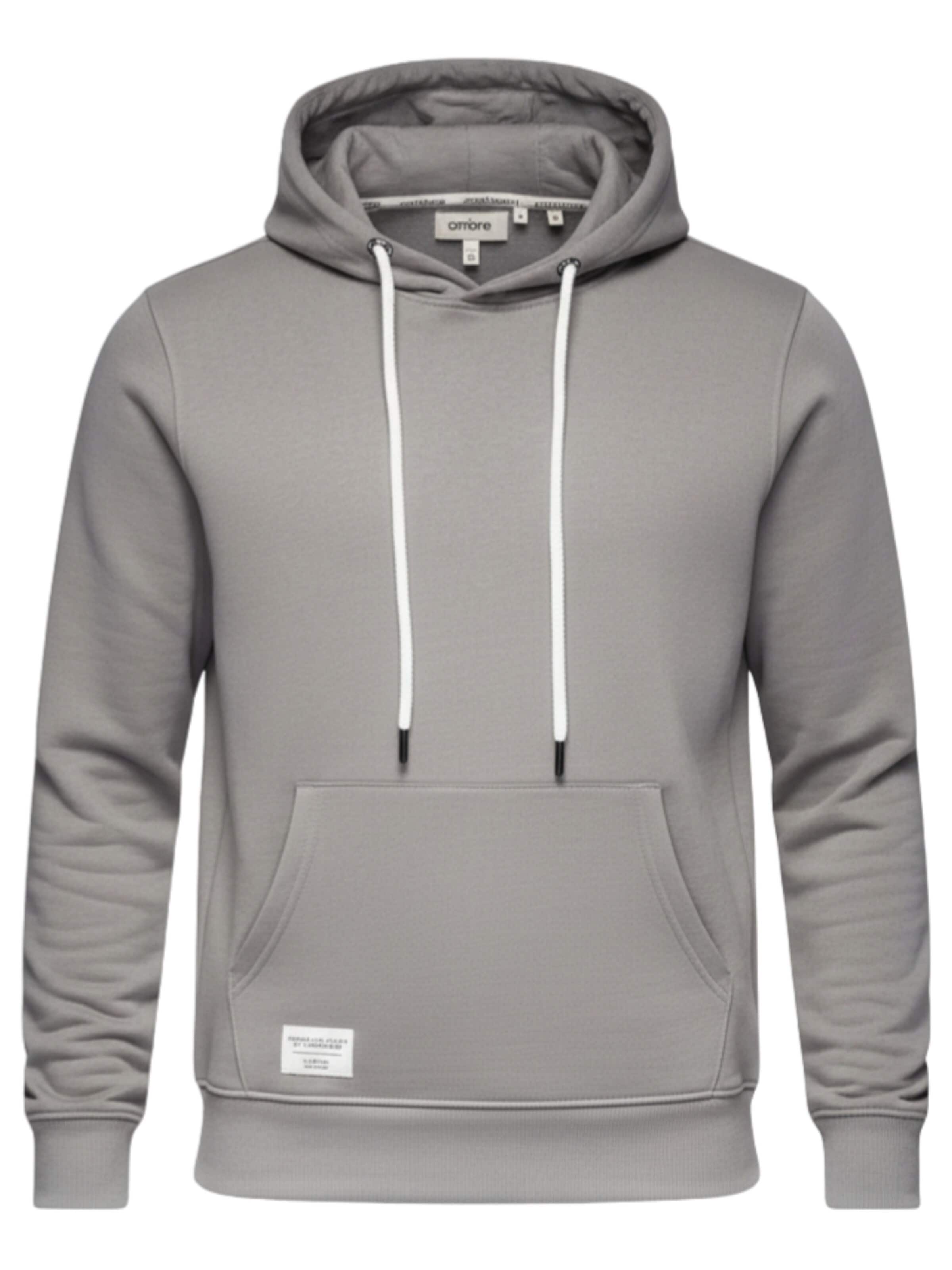 Sweat-shirt Ombre en gris : devant