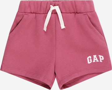 Regular Pantalon GAP en rose : devant