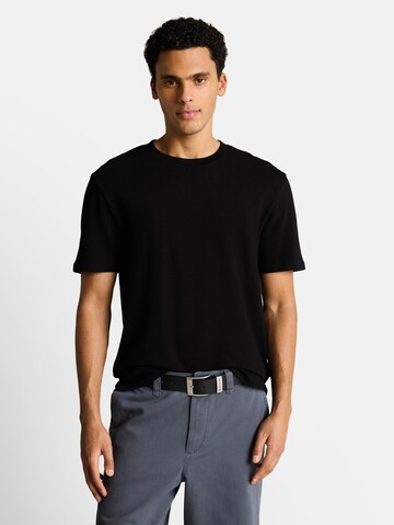 TOM TAILOR DENIM Shirt 'Terry' in Schwarz: Vorderseite