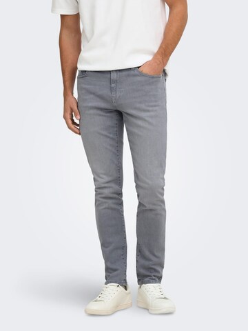Only & Sons Skinny Jeans 'LOOM' in Grey