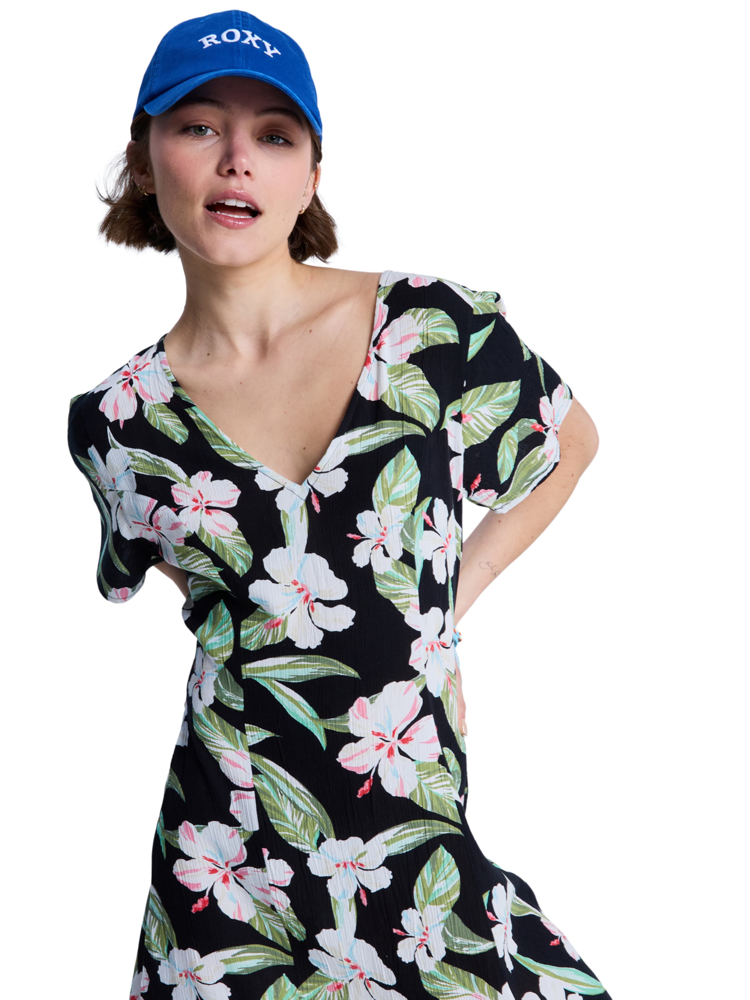 ROXY Kleid 'Fresh Breeze Mini' in Schwarz